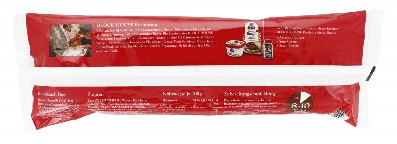 Block House Knoblauch Brot