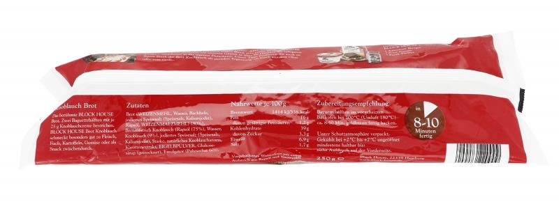 Block House Knoblauch Brot