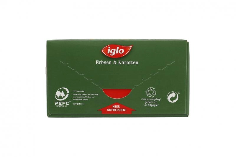 Iglo Frisch vom Feld Erbsen & Karotten