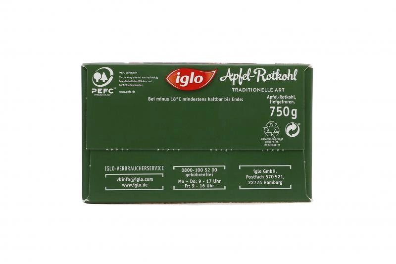 Iglo Apfel-Rotkohl traditionelle Art