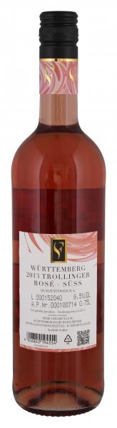 WZG Süss & Fruchtig Trollinger Rosé 0,75L