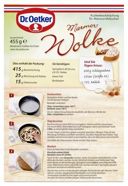Dr.Oetker Backmischung Marmor-Wolke 455G