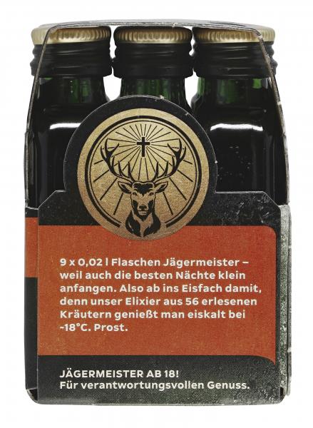Jägermeister Kräuterlikör Partypackung 9ST 180ML