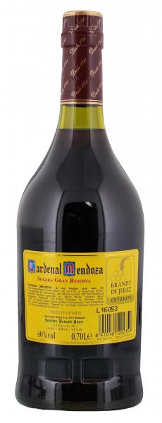 Cardenal Mendoza Brandy Solera Gran Reserva 40% 0,7L