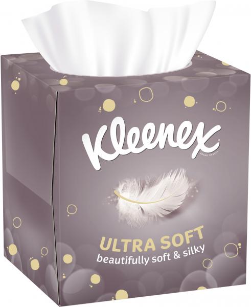 Kleenex Ultra Soft Kosmetiktücher Würfelbox 48ST
