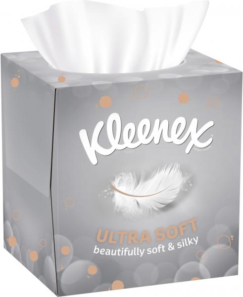 Kleenex Ultra Soft Kosmetiktücher Würfelbox 48ST