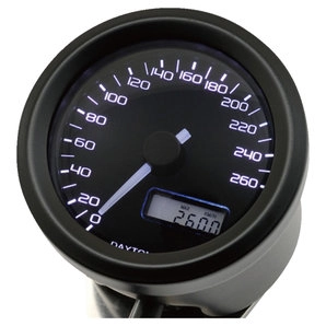 Daytona Velona48 Tachometer 260 km/h schwarz Corporation