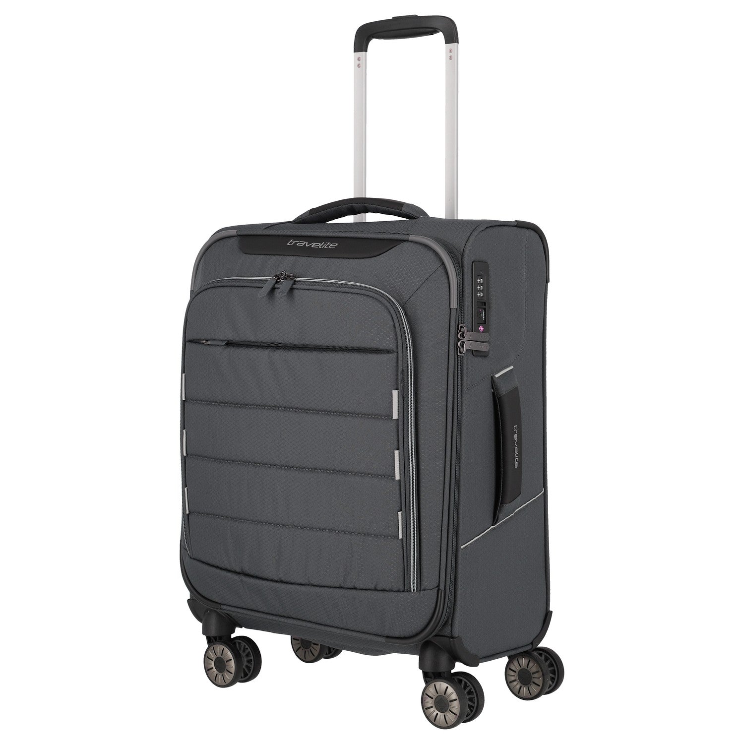Travelite Skaii 4-Rollen Trolley 55 cm - Gipfelgrau