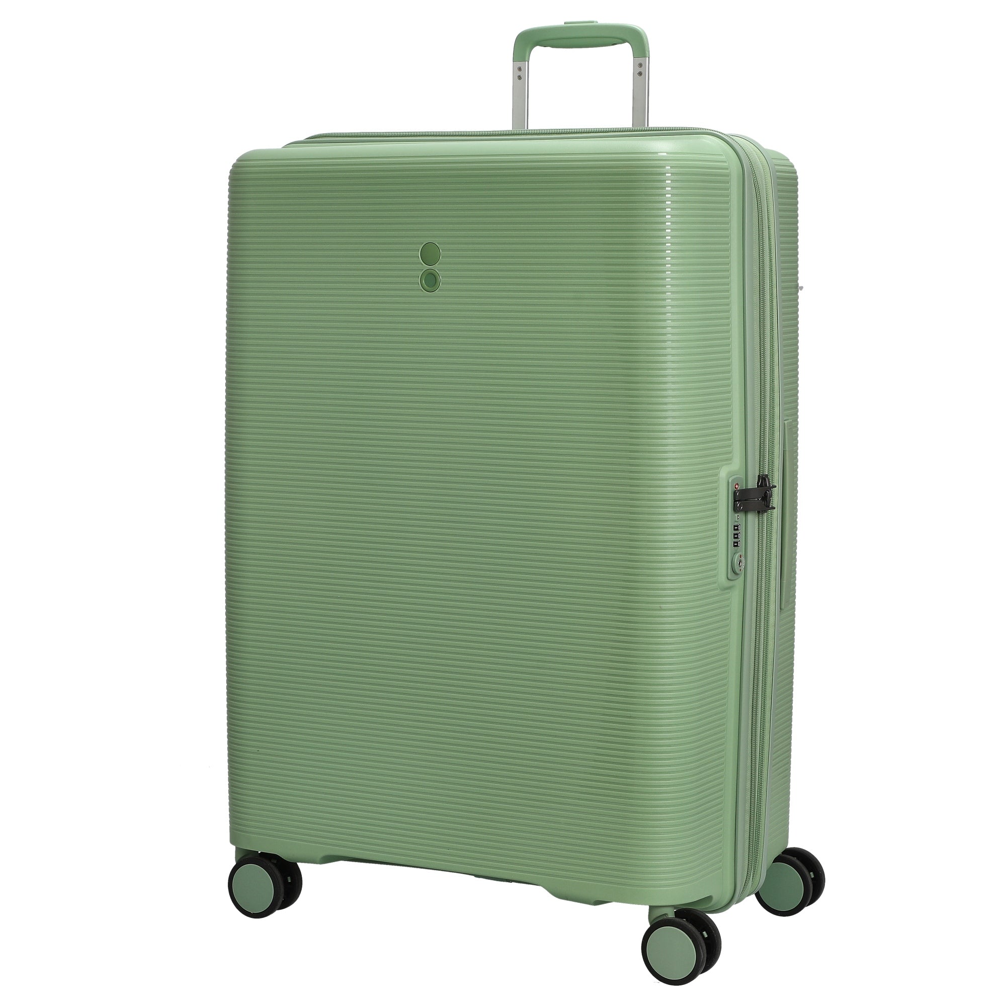 ECHOLAC Forza Koffer L 4-Rollen, erweiterbar Green