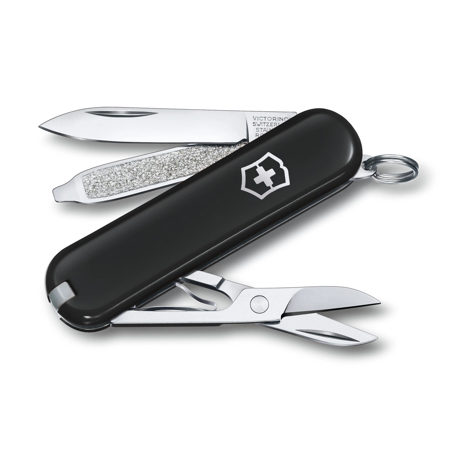 Victorinox Classic SD 7 Funktionen, kleines Taschenmesser Dark Illusion
