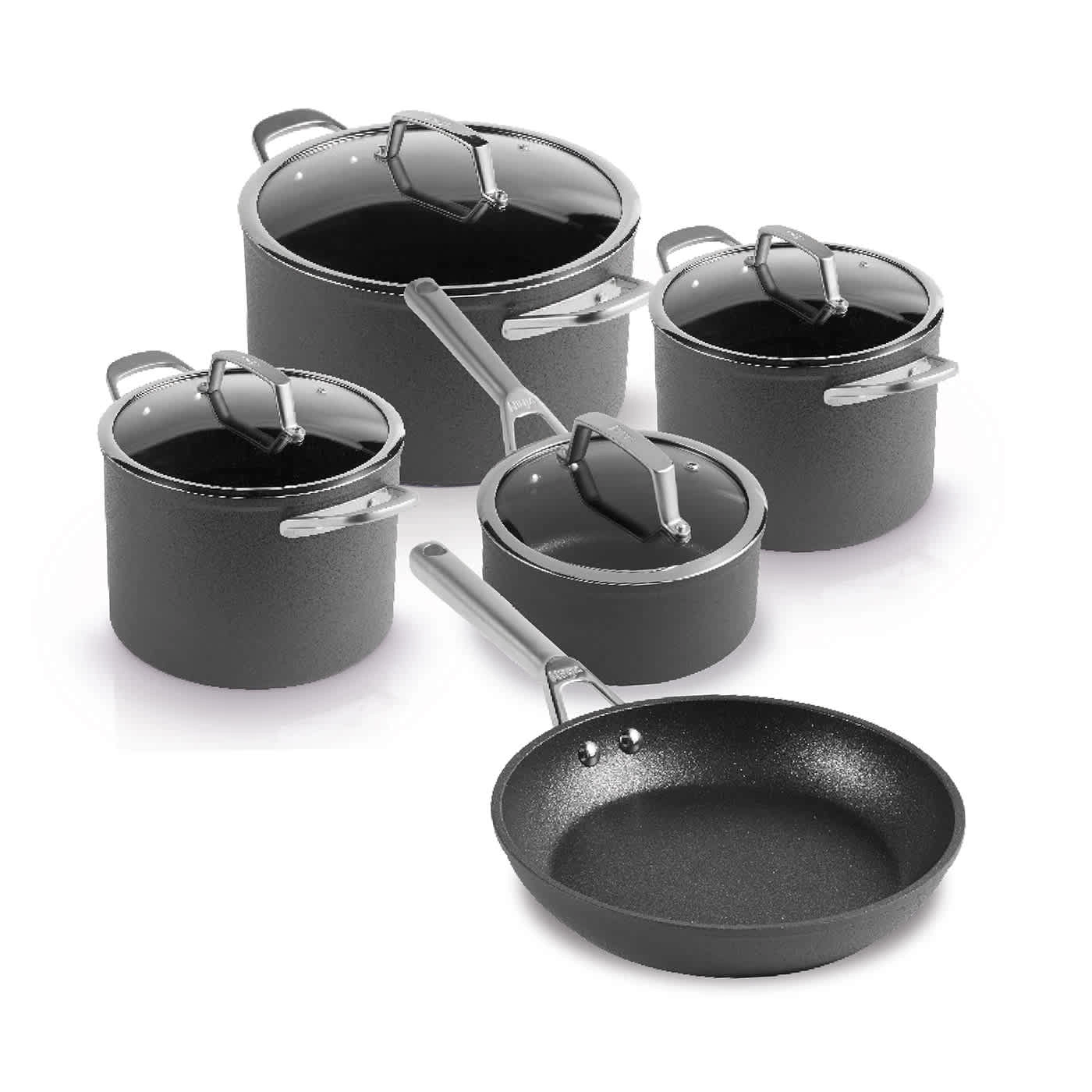 Ninja ZEROSTICK Premium 5-teiliges Topf- und Pfannen-Set – C35005DE