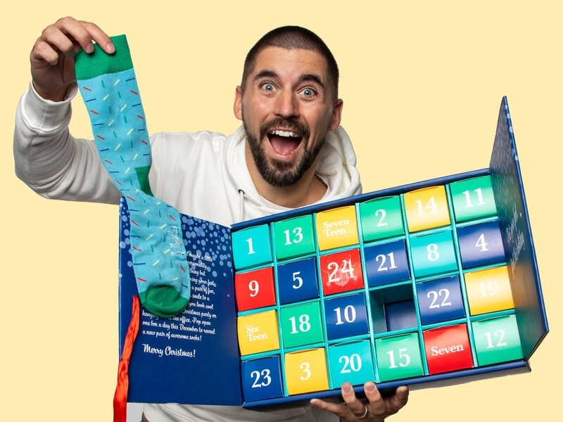 Adventskalender Socken (Gr. 40-45)