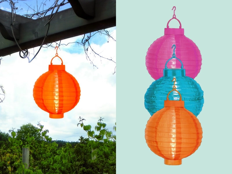 Solarbetriebene Papierlaterne