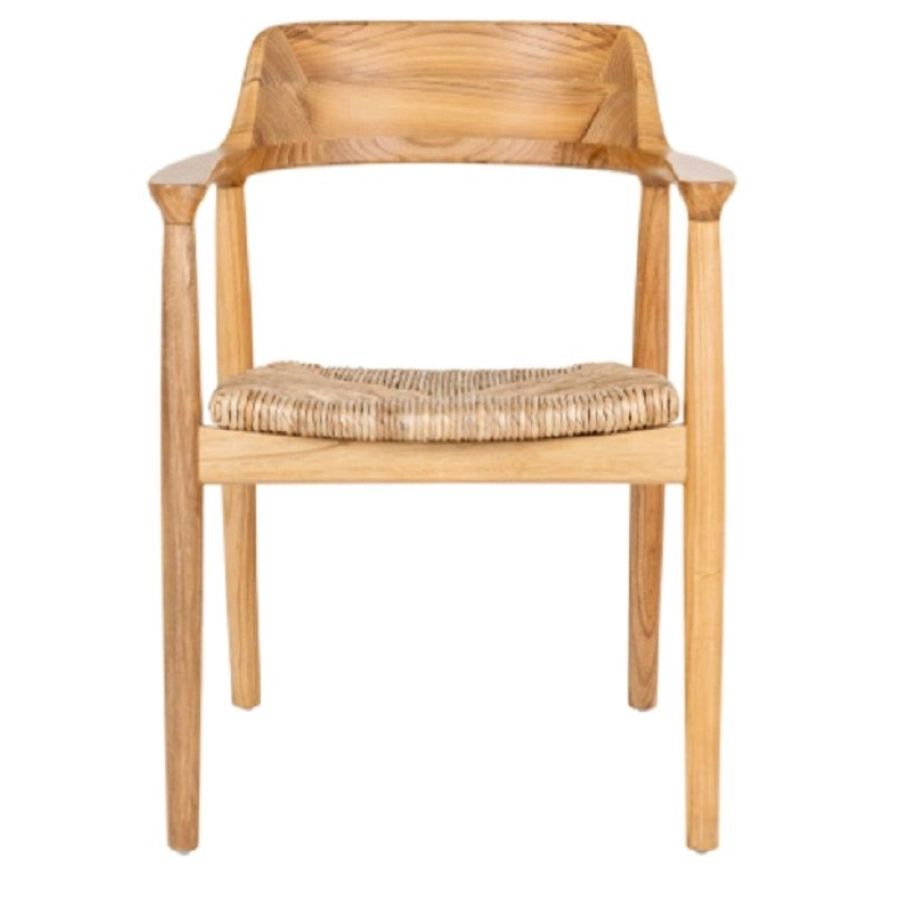 2er Spar-Set | House Nordic Getafe Stuhl - natural: 56x58x78 cm