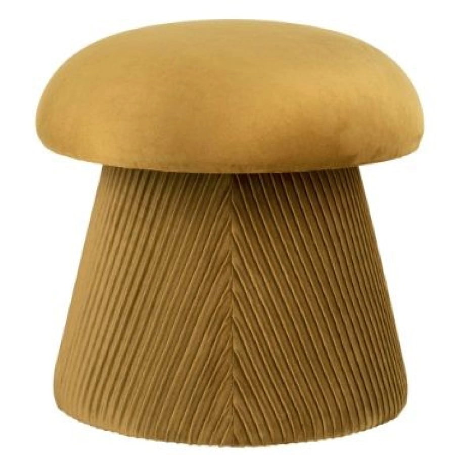 House Nordic Hampton Pouf - ocher - 39x39x42 cm