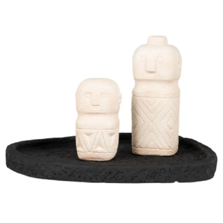 House Nordic Tablett - black - 26 x 26,5 x 2 cm