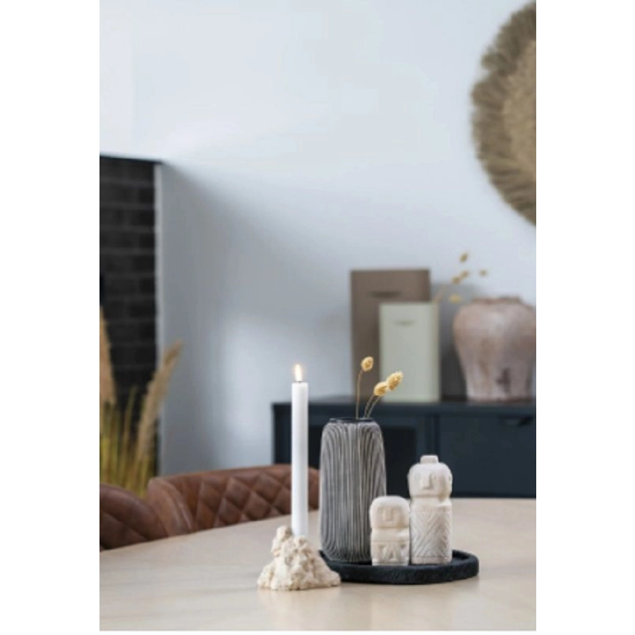 House Nordic Deko-Figur - beige - Groß - 6,5 x 6,5 x 15 cm