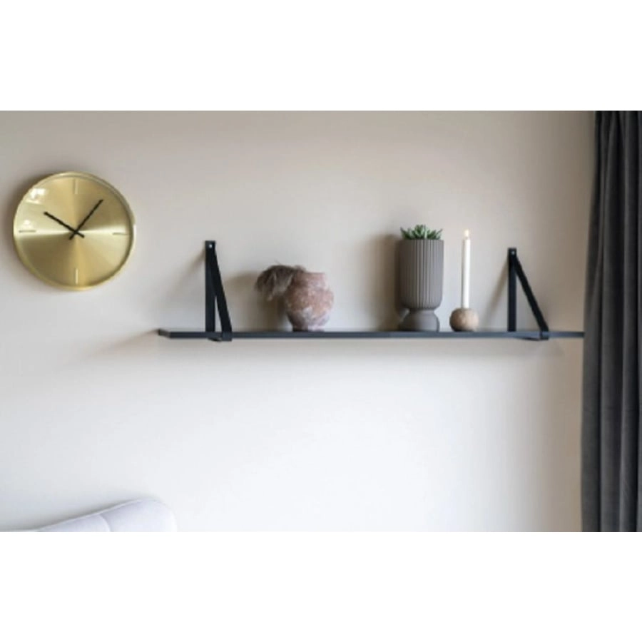 House Nordic Grooves Vase mit Fuß - grey - 12 x 12 x 25,5 cm