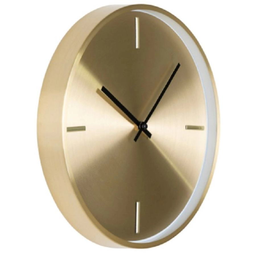 House Nordic Istanbul Wanduhr - goldfarben - 4 x 30 x 30 cm