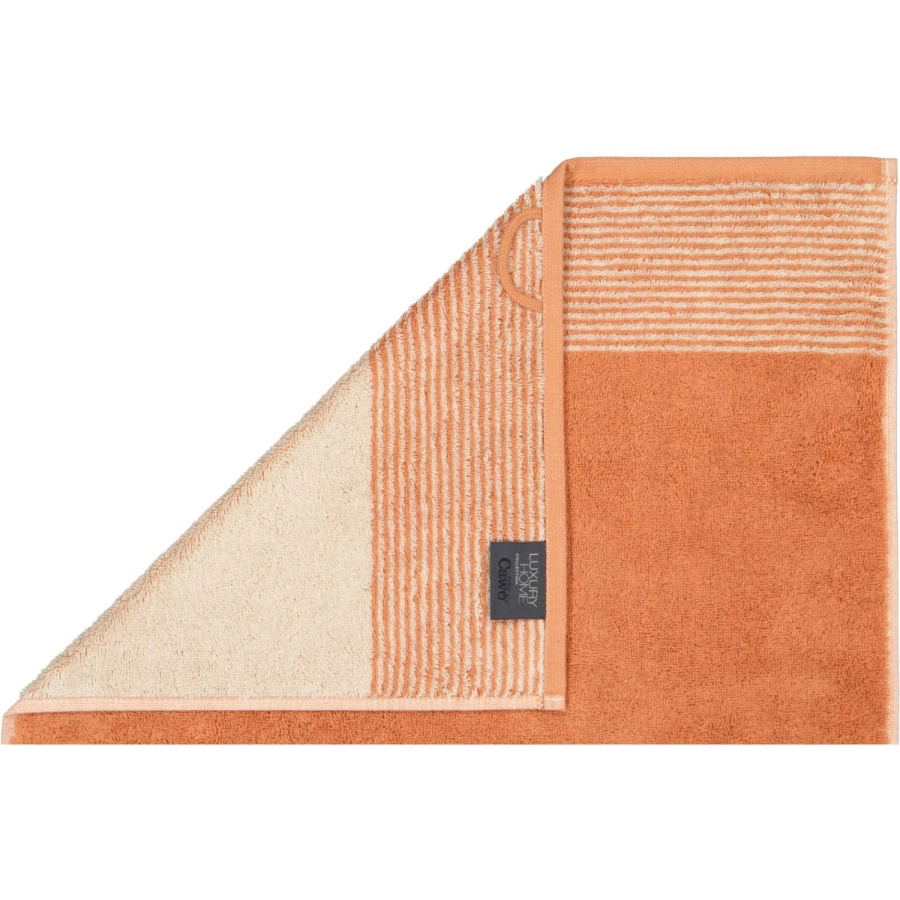 Cawö Two-Tone Duschtuch - kupfer - 80x150 cm