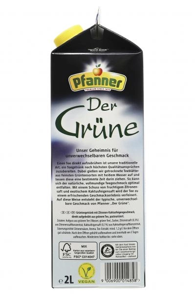 Pfanner Der Grüne Zitrone-Kaktusfeige