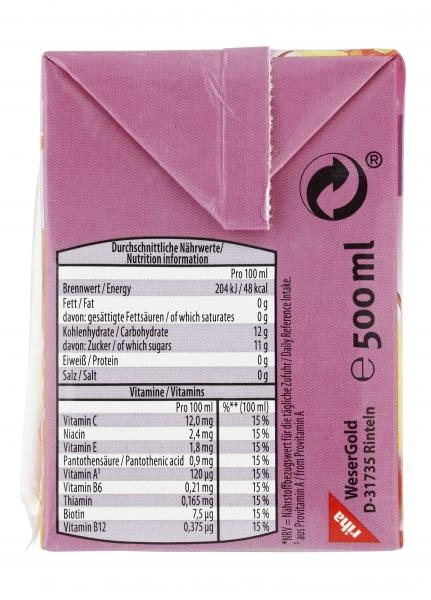 Durstlöscher Multivitamin 12-Frucht