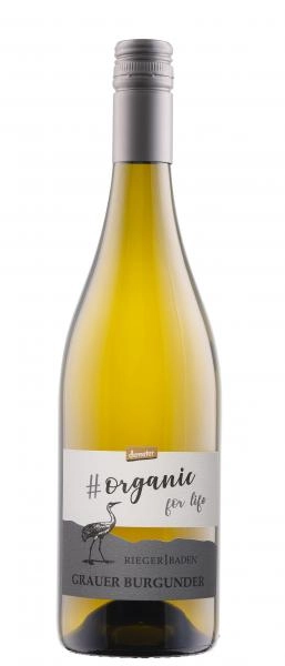 Rieger Organic for Life Grauer Burgunder Demeter Weißwein trocken