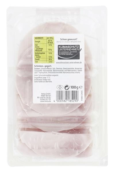Herta Finesse Schinken hauchzart und feinwürzig