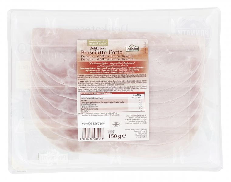 Ponnath Delikatess Prosciutto Cotto Kochhinterschinken