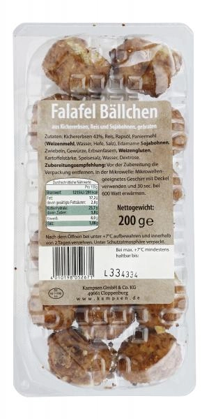 Kampsen Falafel Bällchen