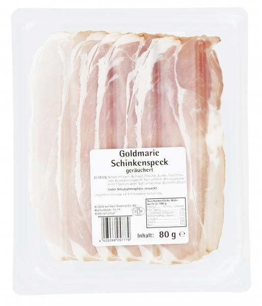 Goldmarie Schinkenspeck geräuchert