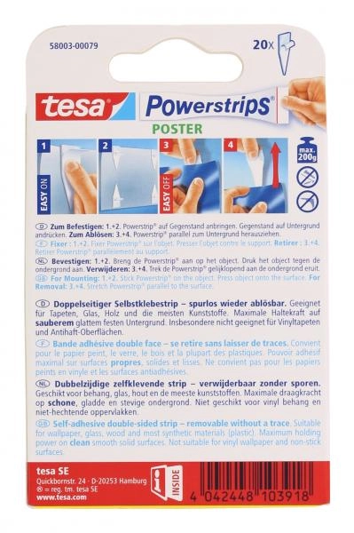 Tesa Powerstrips Poster