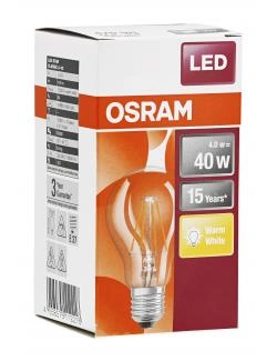 Osram LED Star Classic 4W E27 klar warmweiß
