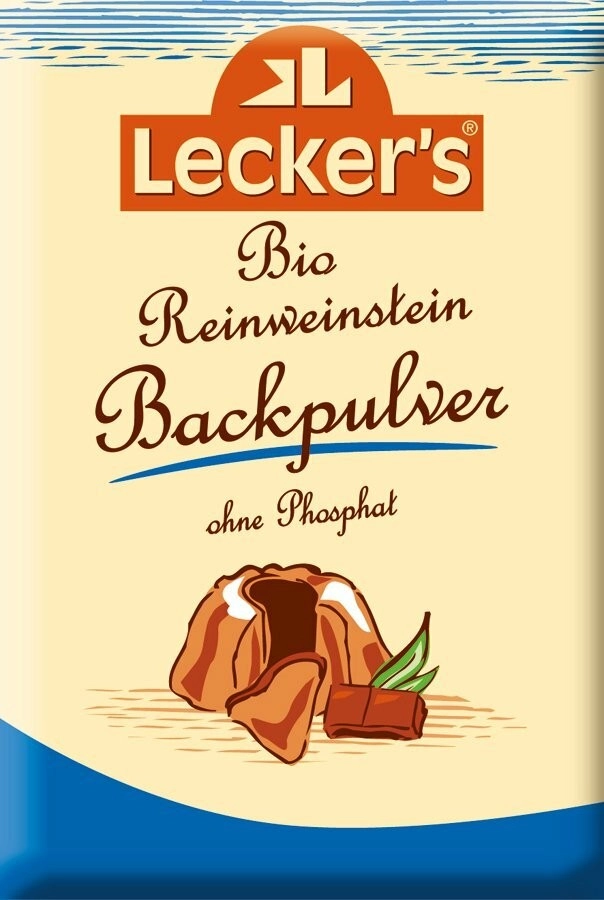 Lecker´s Reinweinstein Backpulver, 84 gr Packung