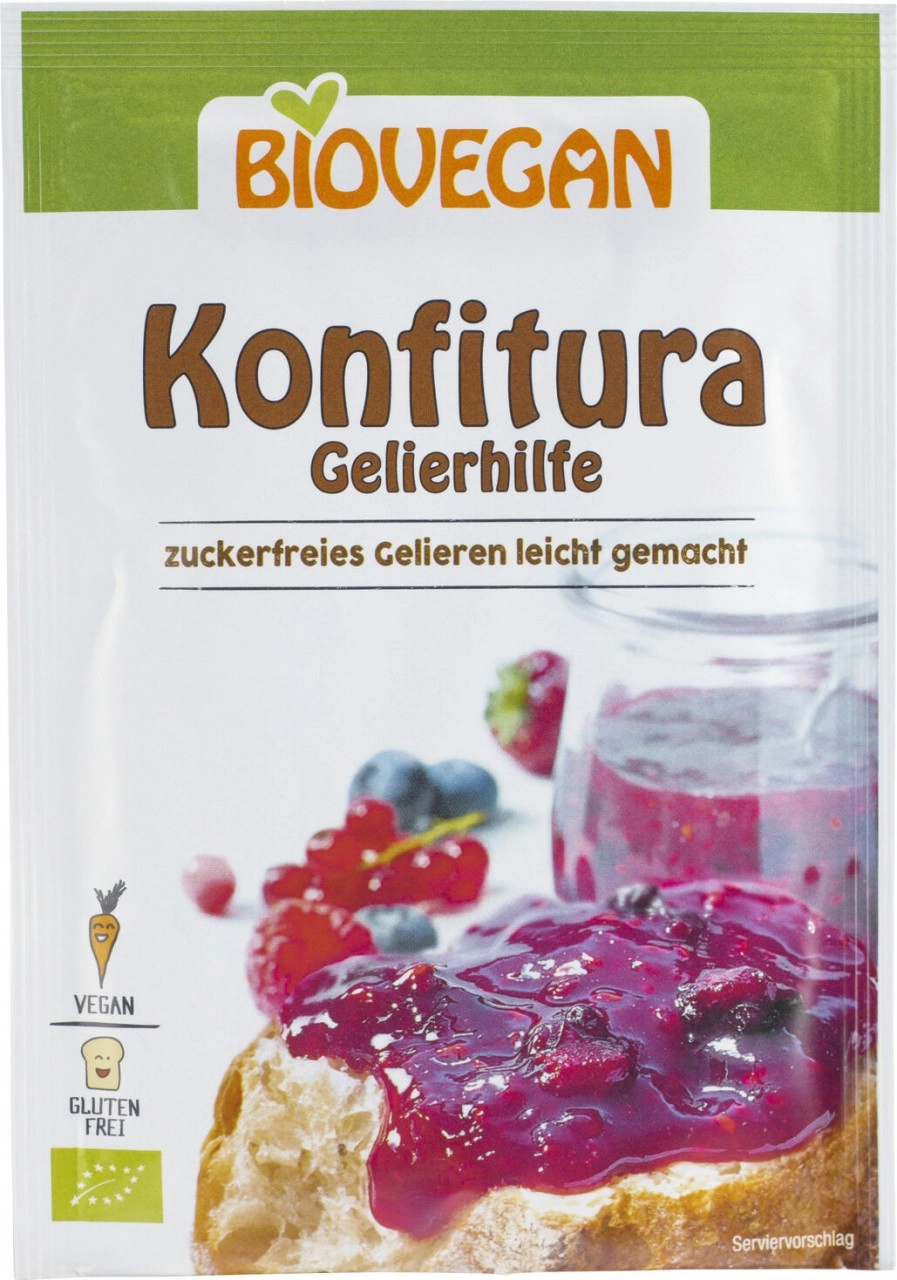 Biovegan Konfitura Geliermittel, 22 gr Packung