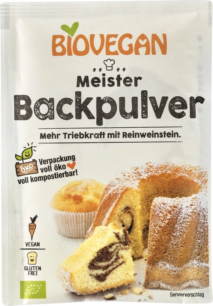Biovegan Meister Backpulver 3x17gr, 51 gr Packung