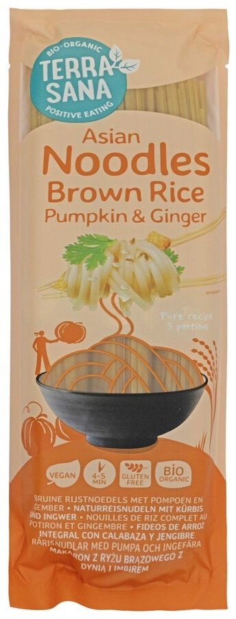 Terrasana Naturreisnudeln mit Kürbis & Ingwer, 250