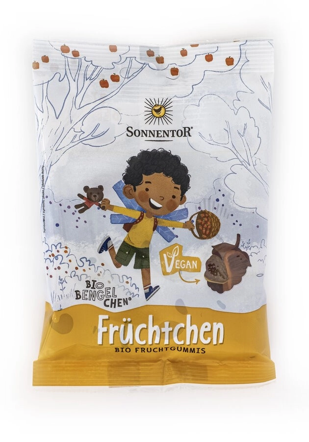 Sonnentor Früchtchen ohne Gelatine, 100 g Packung