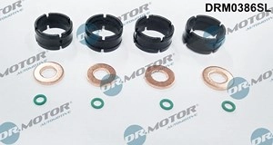 DR.MOTOR AUTOMOTIVE Dichtungssatz, Einspritzdüse FIAT,PEUGEOT,CITROËN DRM0386SL 198196,198260,9401981969  198196,198260