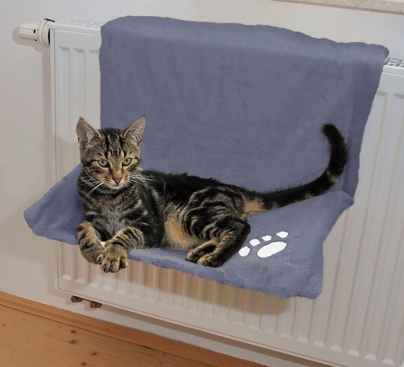 Heizkörperliege uni blau