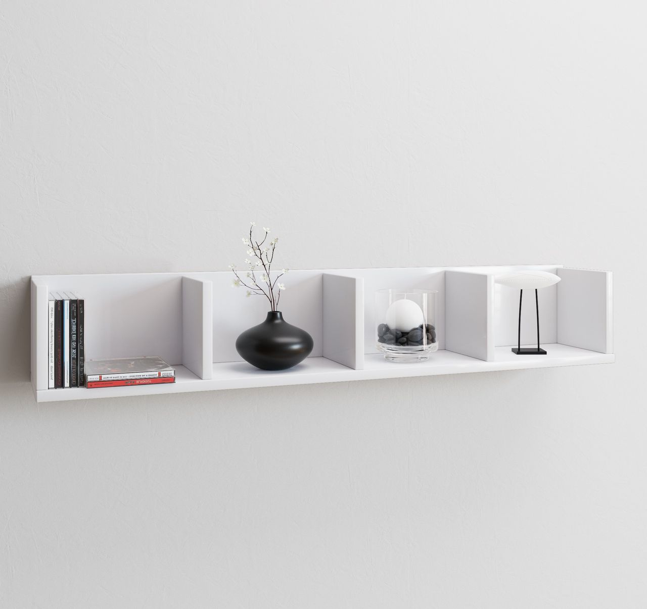 Eckregal Wandregal "Honsa" Weiss