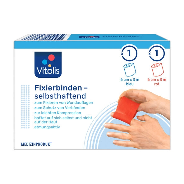 Fixierbinde, kohäsiv, 3er Set