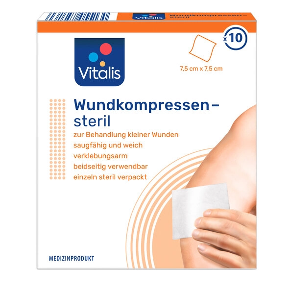 Sterile Wundkompresse, 3er Set