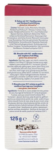 Hammermühle Himbeerkekse mit Vanillecreme