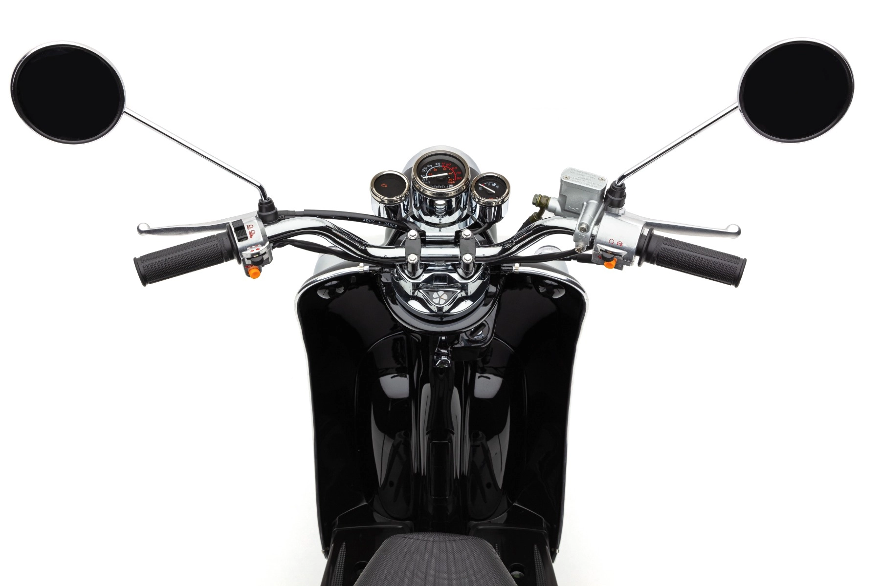 Nova Motors Retro Star 50 schwarz 45km/h mit Topcase