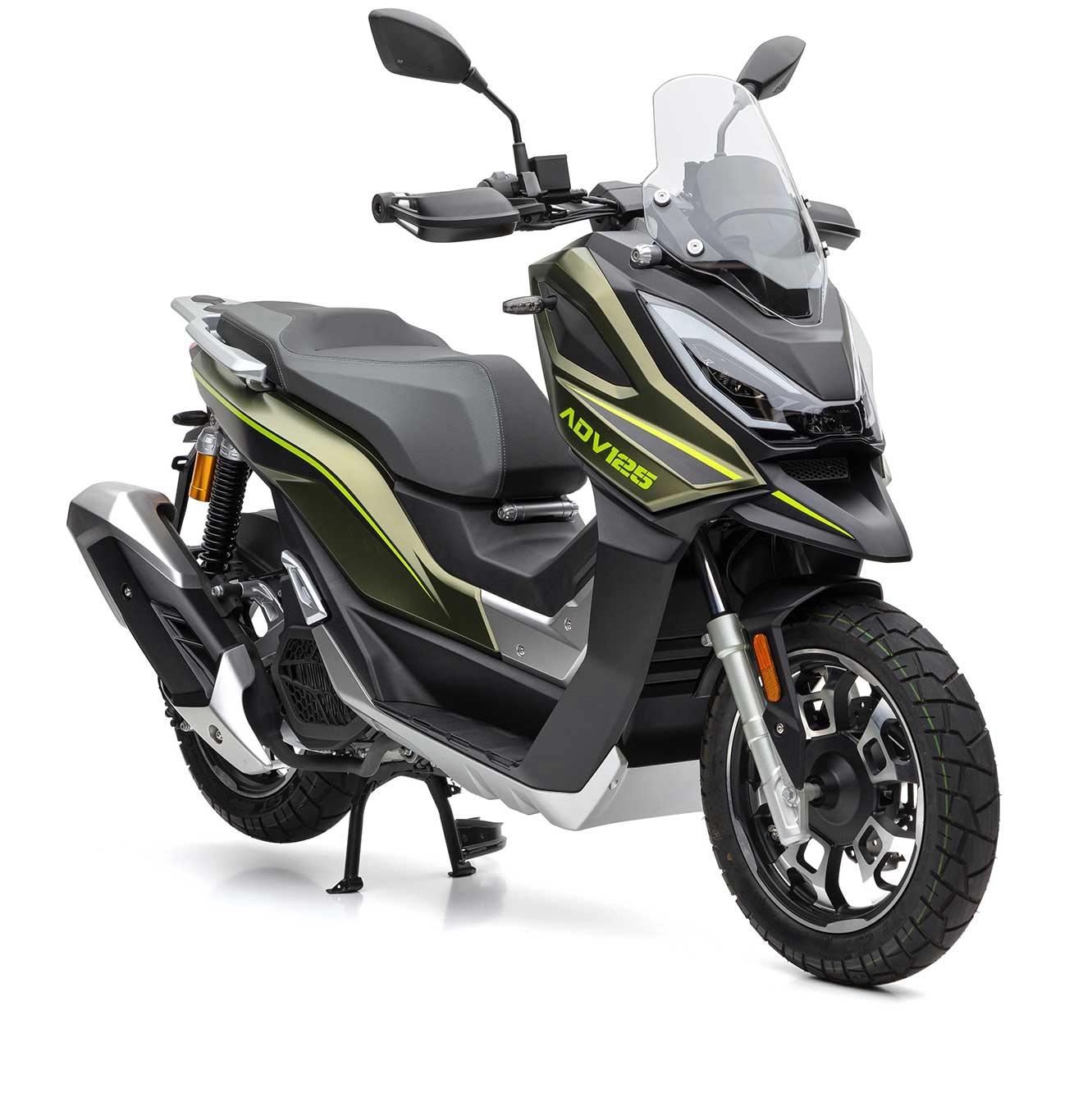 Nova Motors ADV 125 metallic grün 94 km/h Topcasehalterung Alukoffer