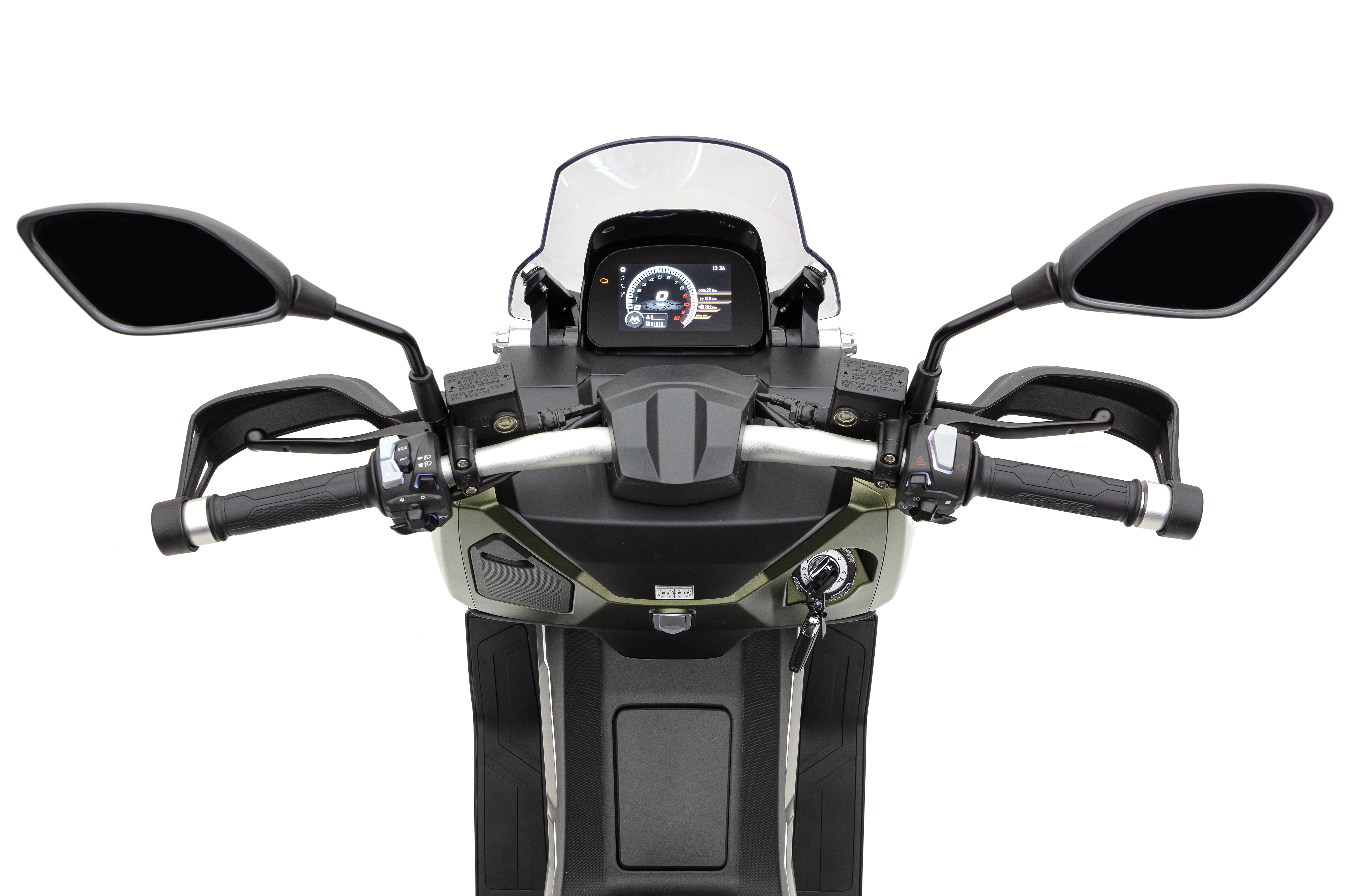 Nova Motors ADV 125 metallic grün 94 km/h Topcasehalterung Alukoffer