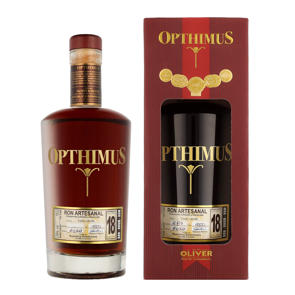 Opthimus 18 Years 70cl Rum Geschenkverpackung