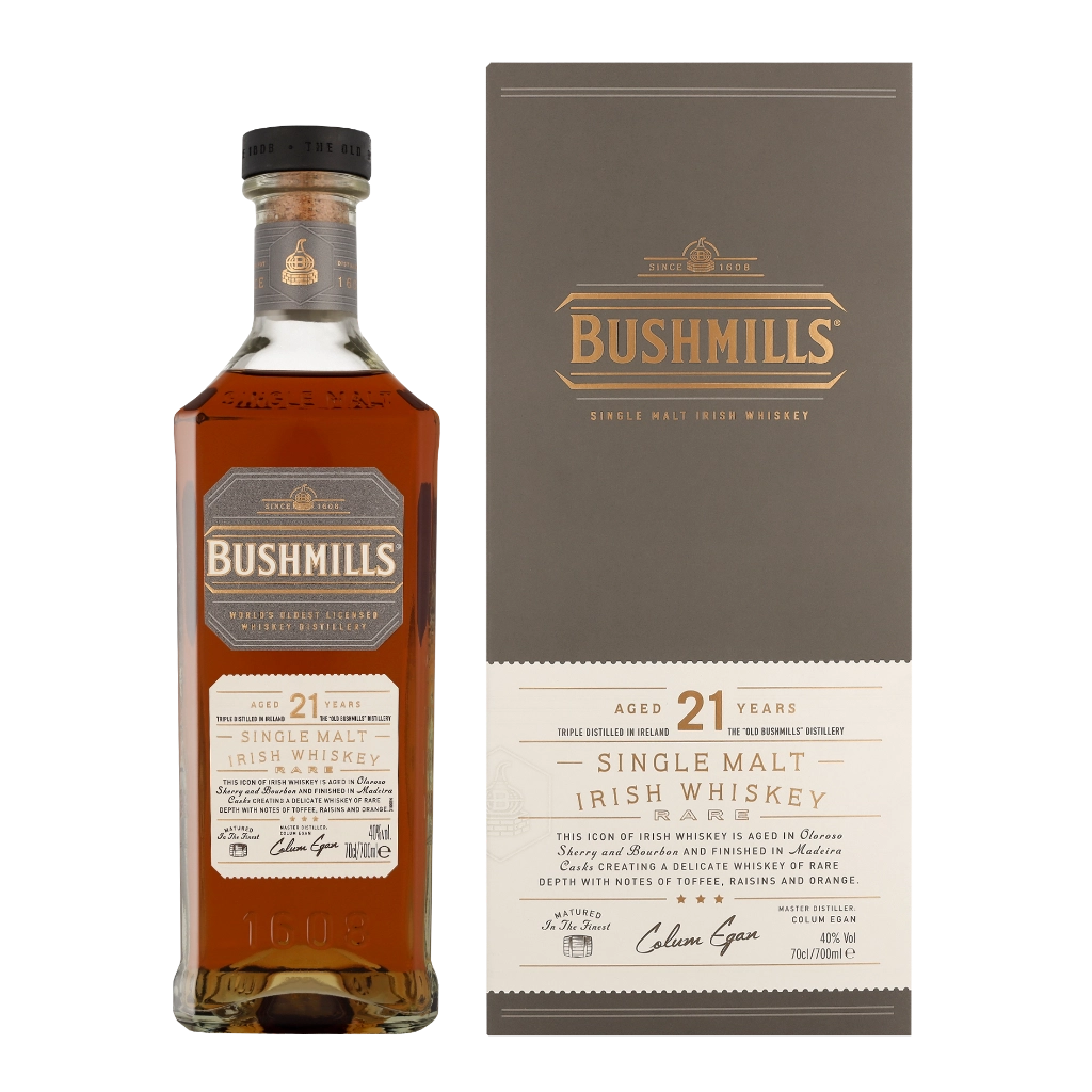 Bushmills 21 Years 70cl Whisky Geschenkverpackung