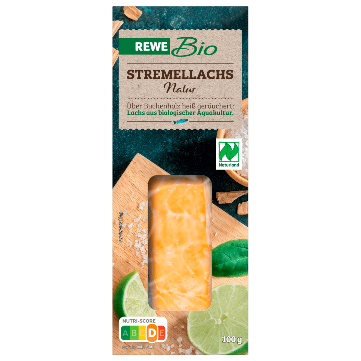 REWE Bio Stremellachs Natur 100g